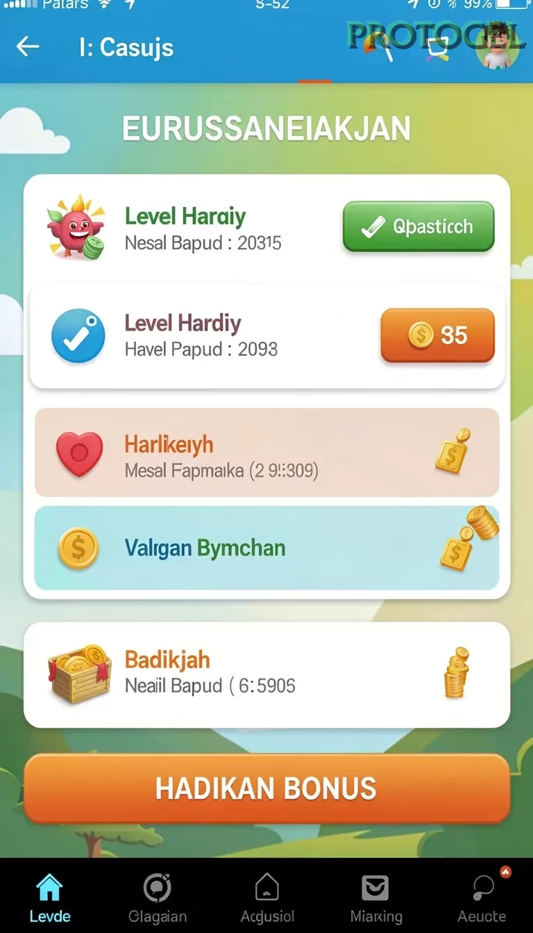 Cuplikan layar 116X — aktivitas